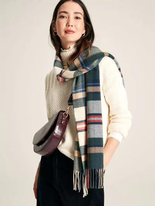 Joules sales check scarf