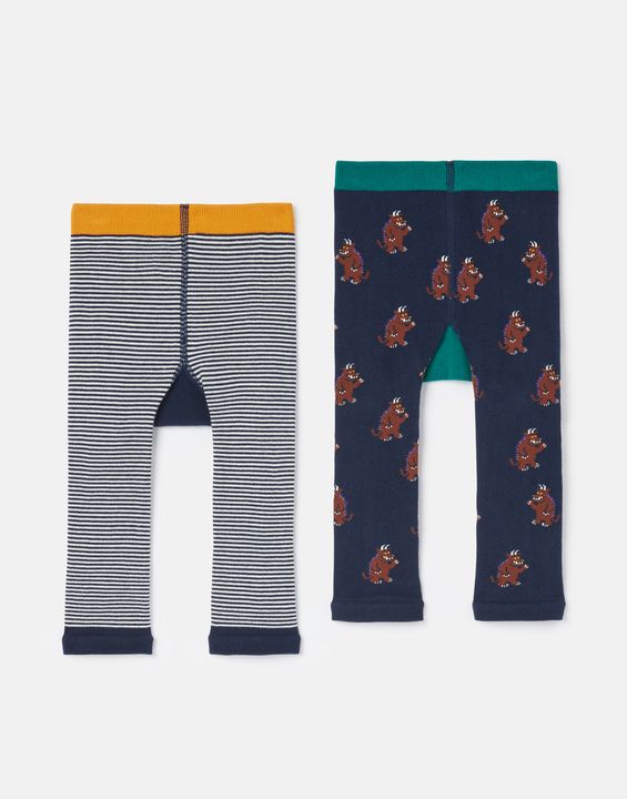 Joules Baby Lively Knit 2 Pack Leggings – Cat Dog
