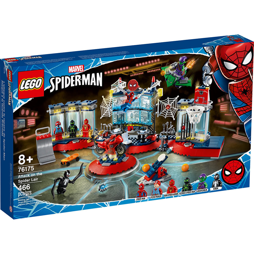 Lego spider man hideout 2021 sale