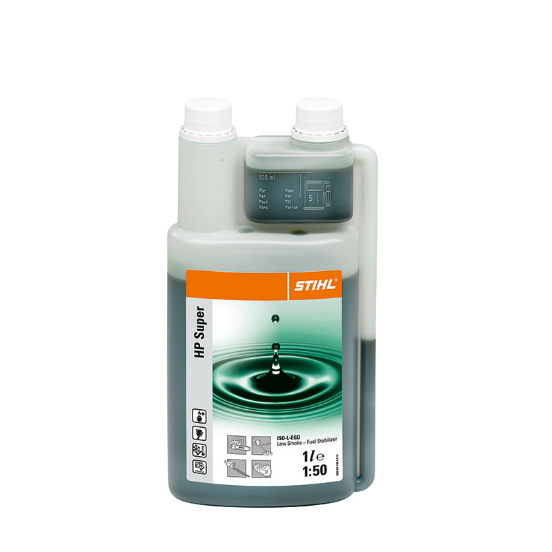 Olio HP SUPER Stihl 1 Lt semisintetico per motore a 2 tempi con scarso  sviluppo di fumo e combustione pulita.