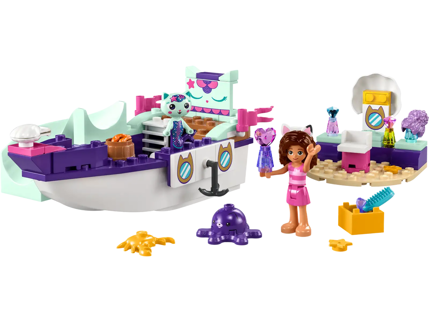 Lego Gabby's Dollhouse Gabby & MerCat's Ship & Spa 10786