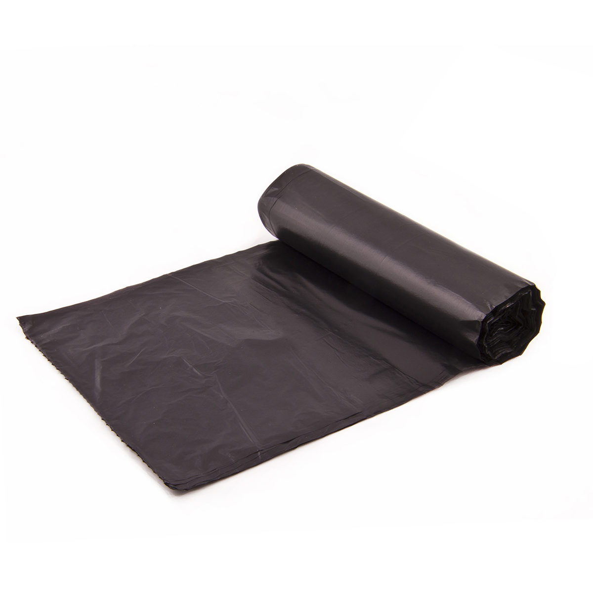 10 Heavy Duty Black Bin Bags 90L