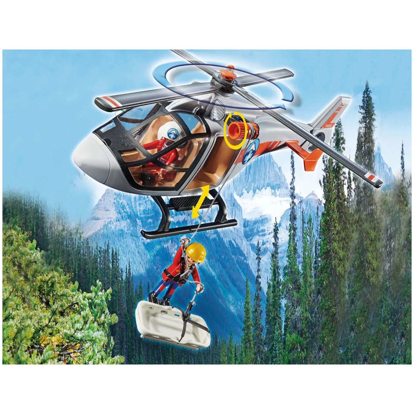 Playmobil Rescue Action Canyon Copter