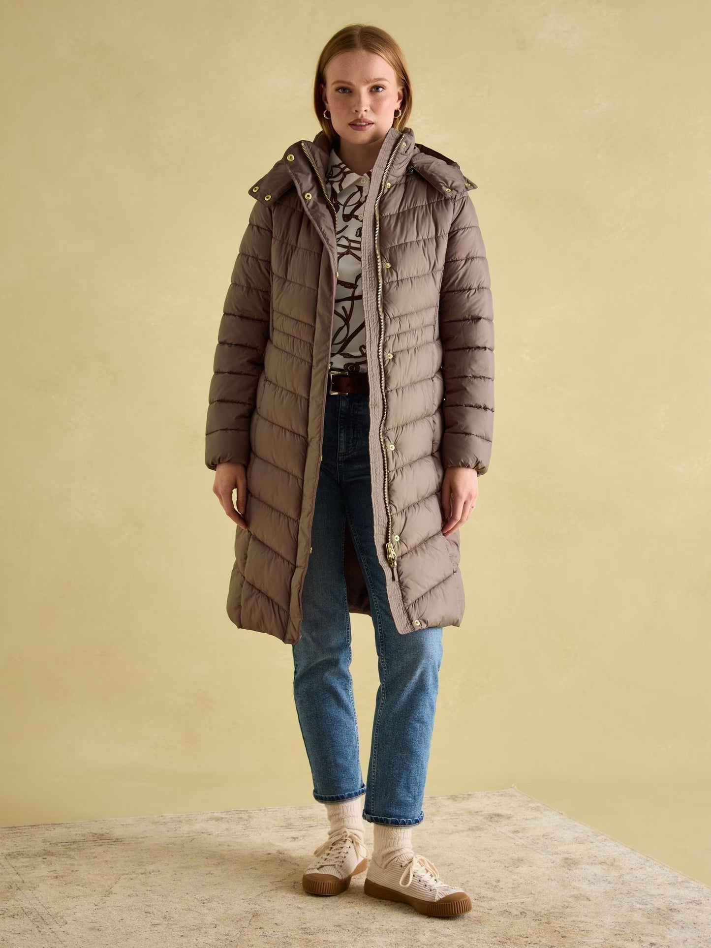 Joules Pembury Showerproof Long Padded Coat