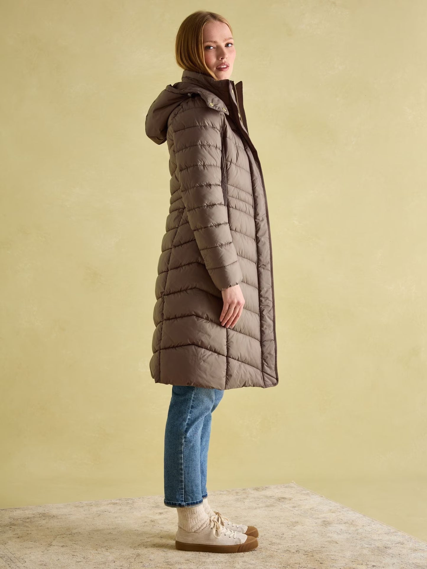 Joules Pembury Showerproof Long Padded Coat