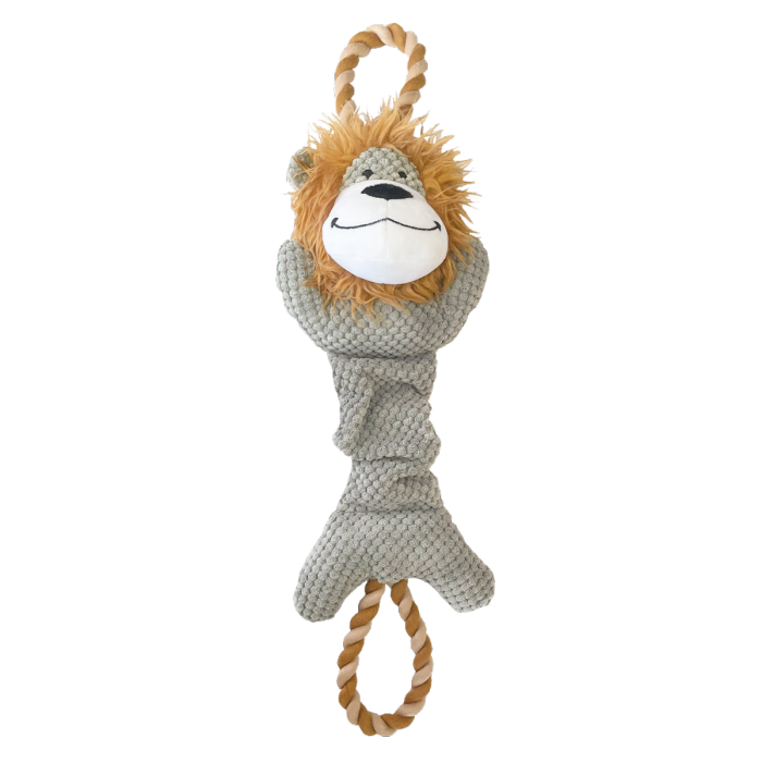 Happy Pet Dog Toy Ropee Top N Tail Lion