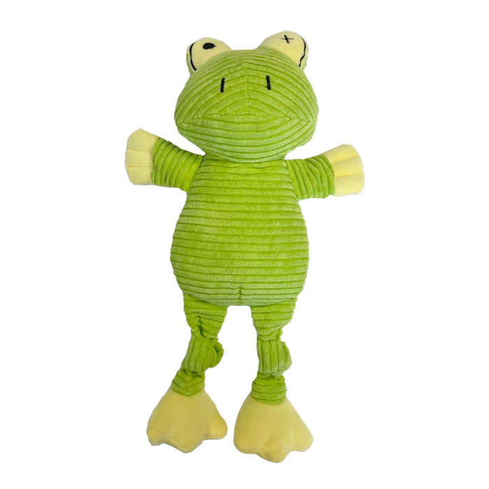 Happy Pet Dog Toy Cordy Frog