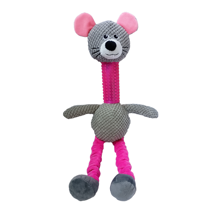 Happy Pet Dog Toy Long Neck Mouse