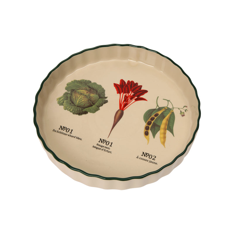 Dexam RHS Benary Vegetables Round Tart Oven Dish