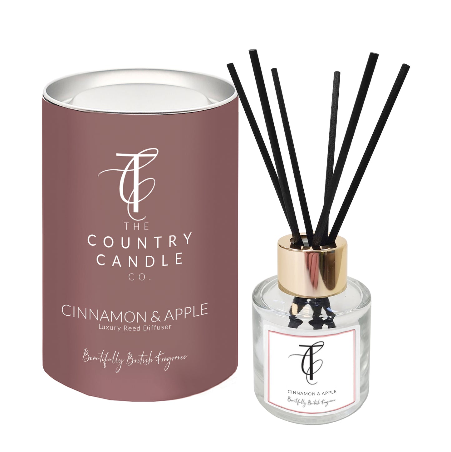 The Country Candle Co Cinnamon & Apple Reed Diffuser