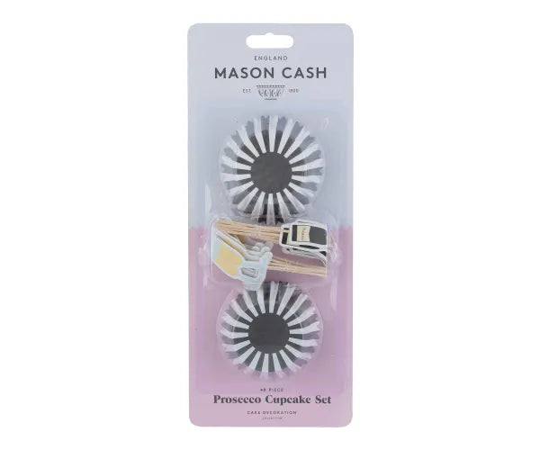 Mason Cash 48 Prosecco Cupcake Case & Toppers