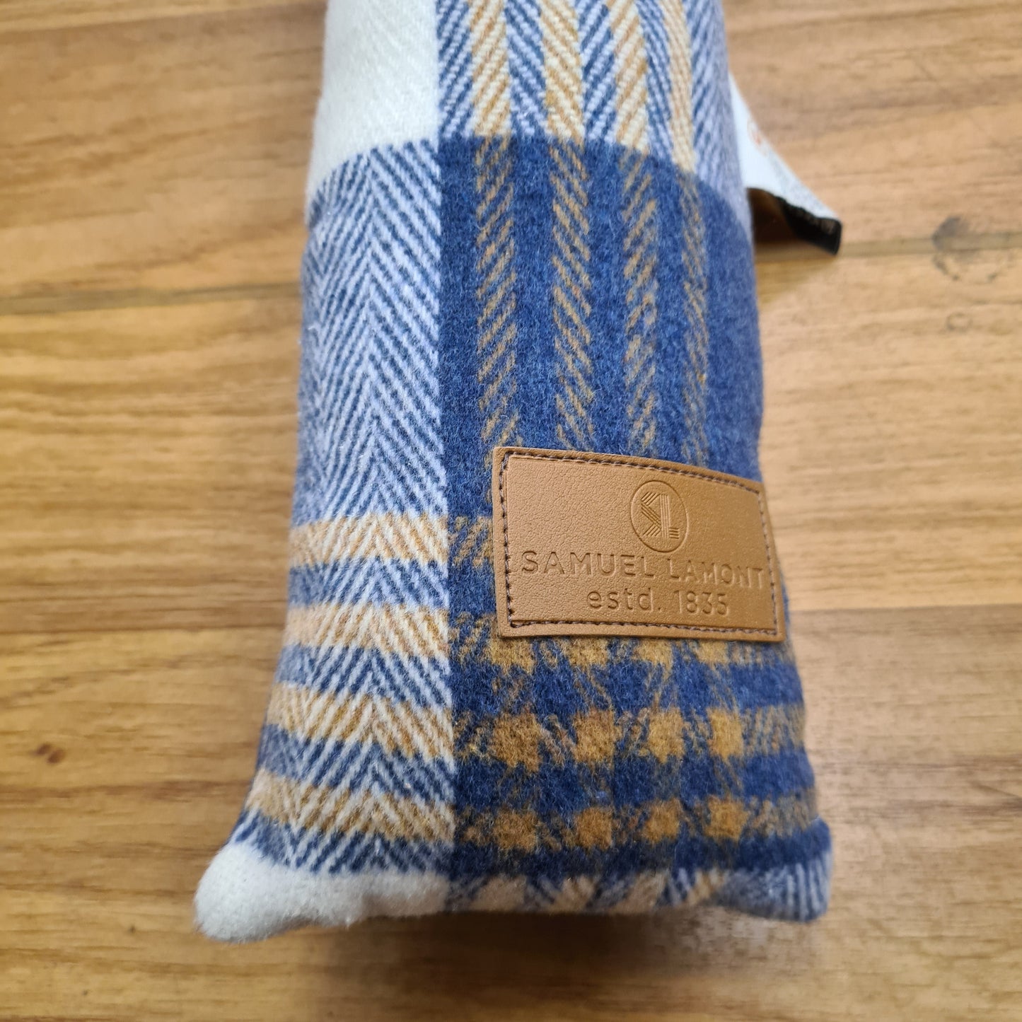 Samuel Lamont Tweed Draught Excluder Blue