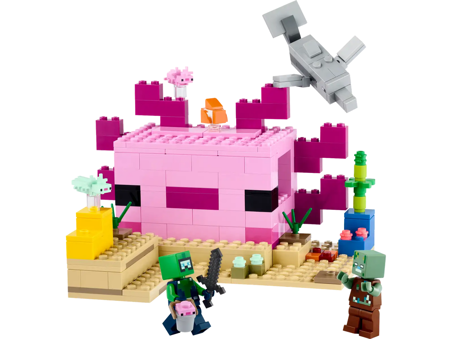 Lego Minecraft The Axolotl House 21247