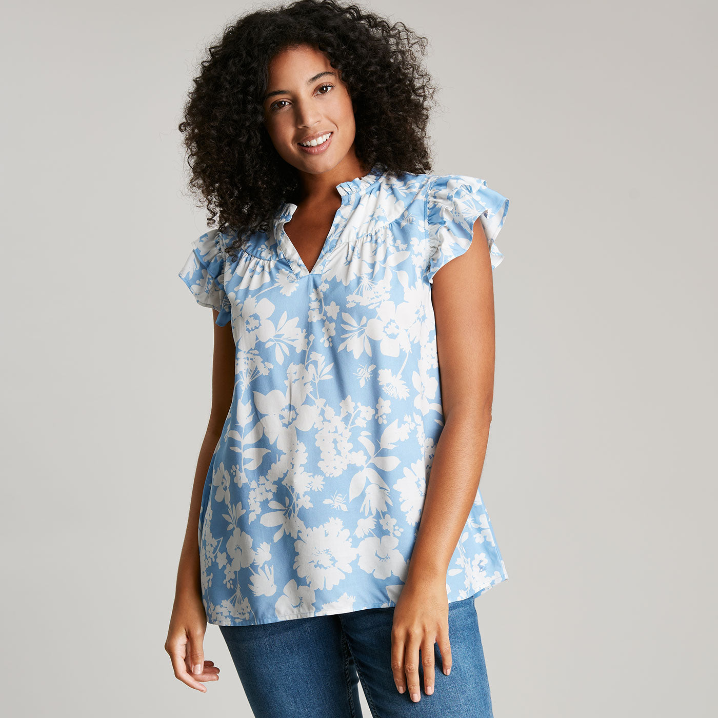 Joules Maxie Pop-Over Frill Blouse – Sam Turner & Sons