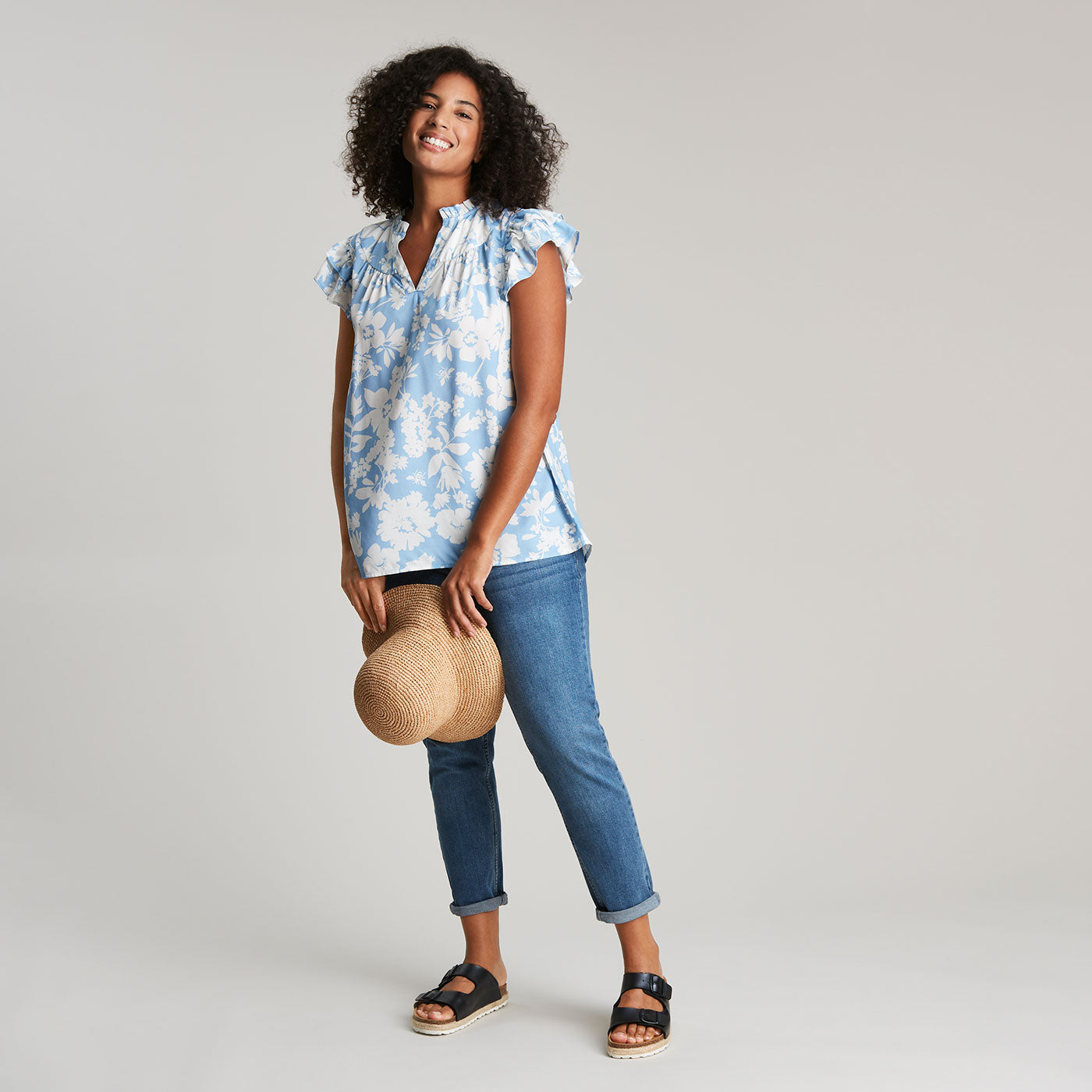 Joules Maxie Pop-Over Frill Blouse – Sam Turner & Sons