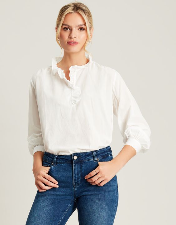 Joules Melanie Frill Blouse