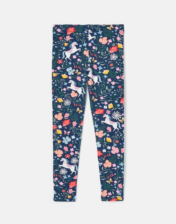 Joules Girls Deedee Printed Jersey Leggings