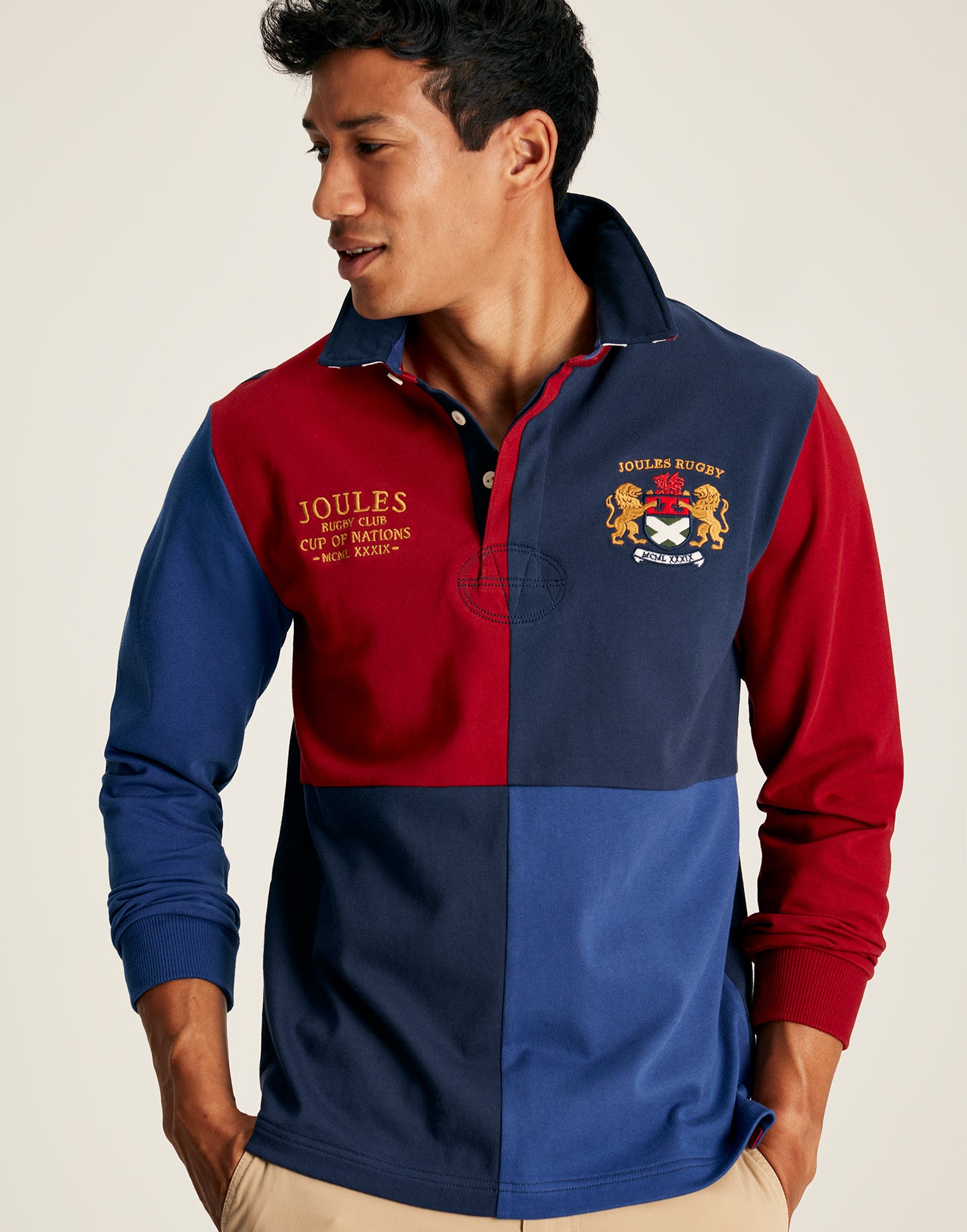 Joules Harlequin Rugby Shirt