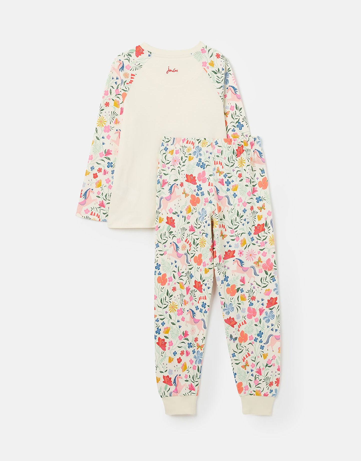 Joules Girls Doze Days Applique Pyjama Set