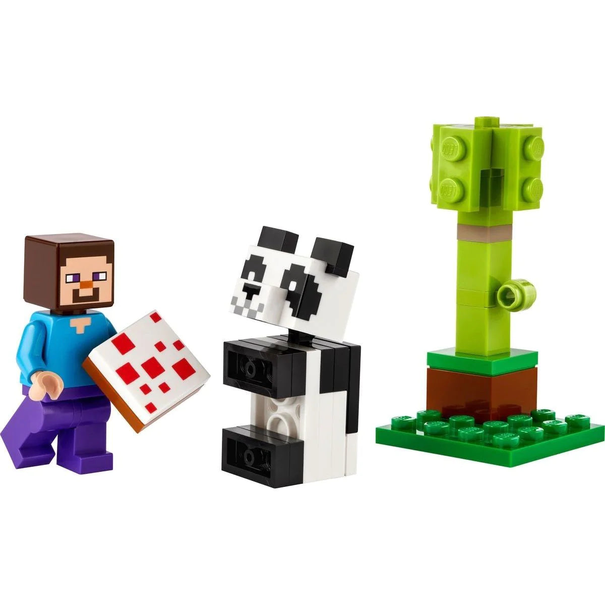 Lego Minecraft Steve and Baby Panda 30672