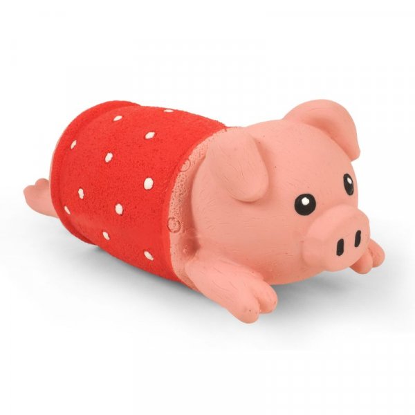 Zoon Dog Toy Latex Pig In Blanket PlayPal