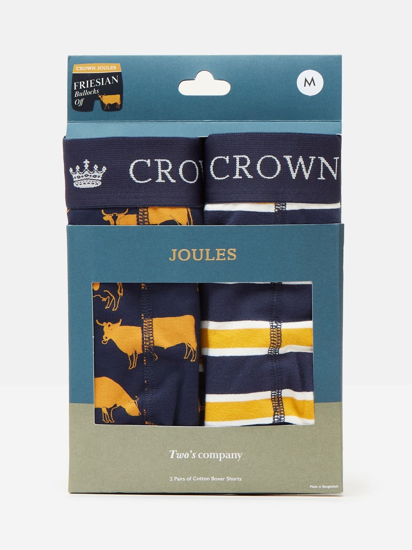 Joules Crown Joules Cotton Boxers 2 Pack