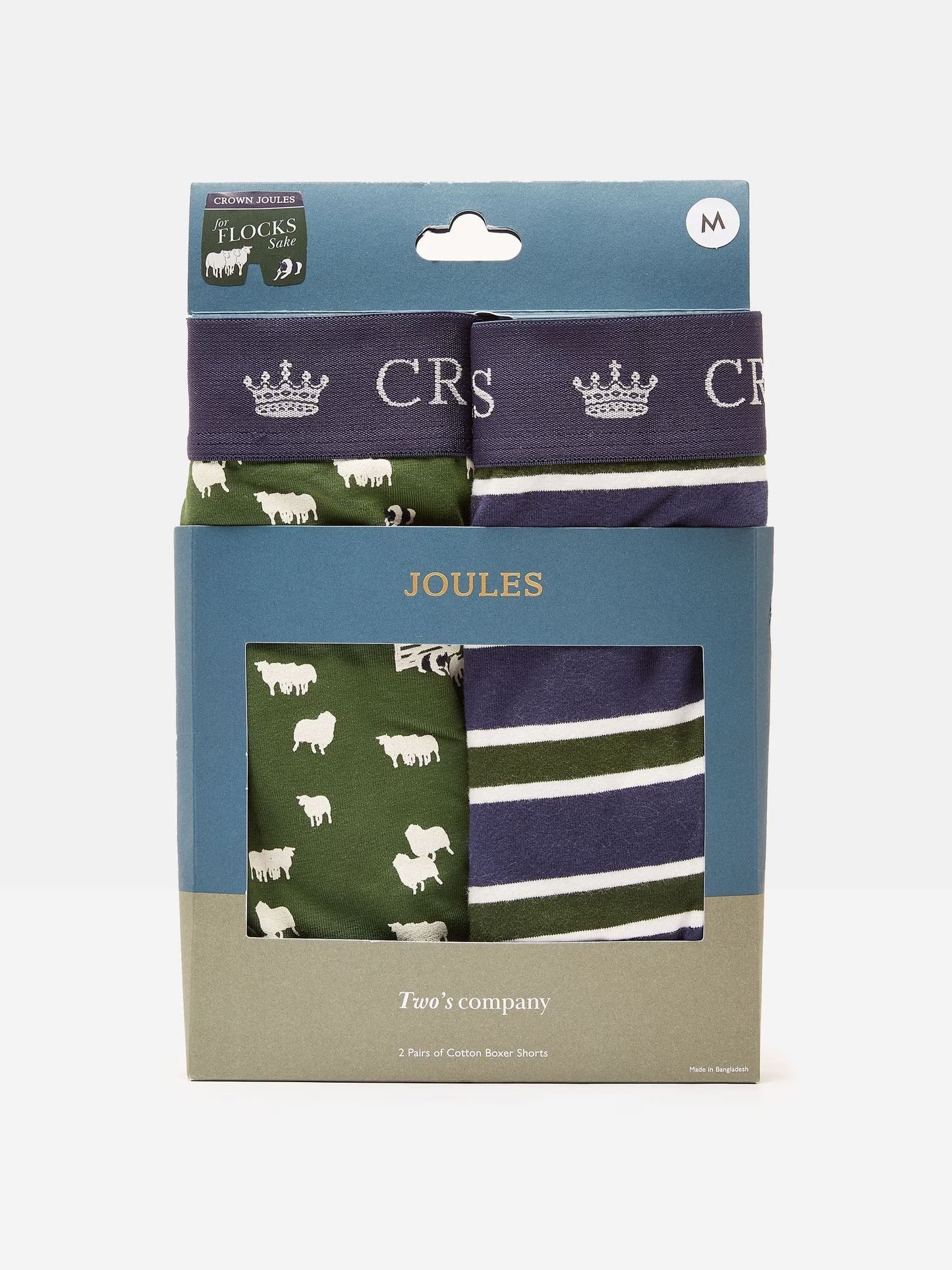 Joules Crown Joules Cotton Boxers 2 Pack