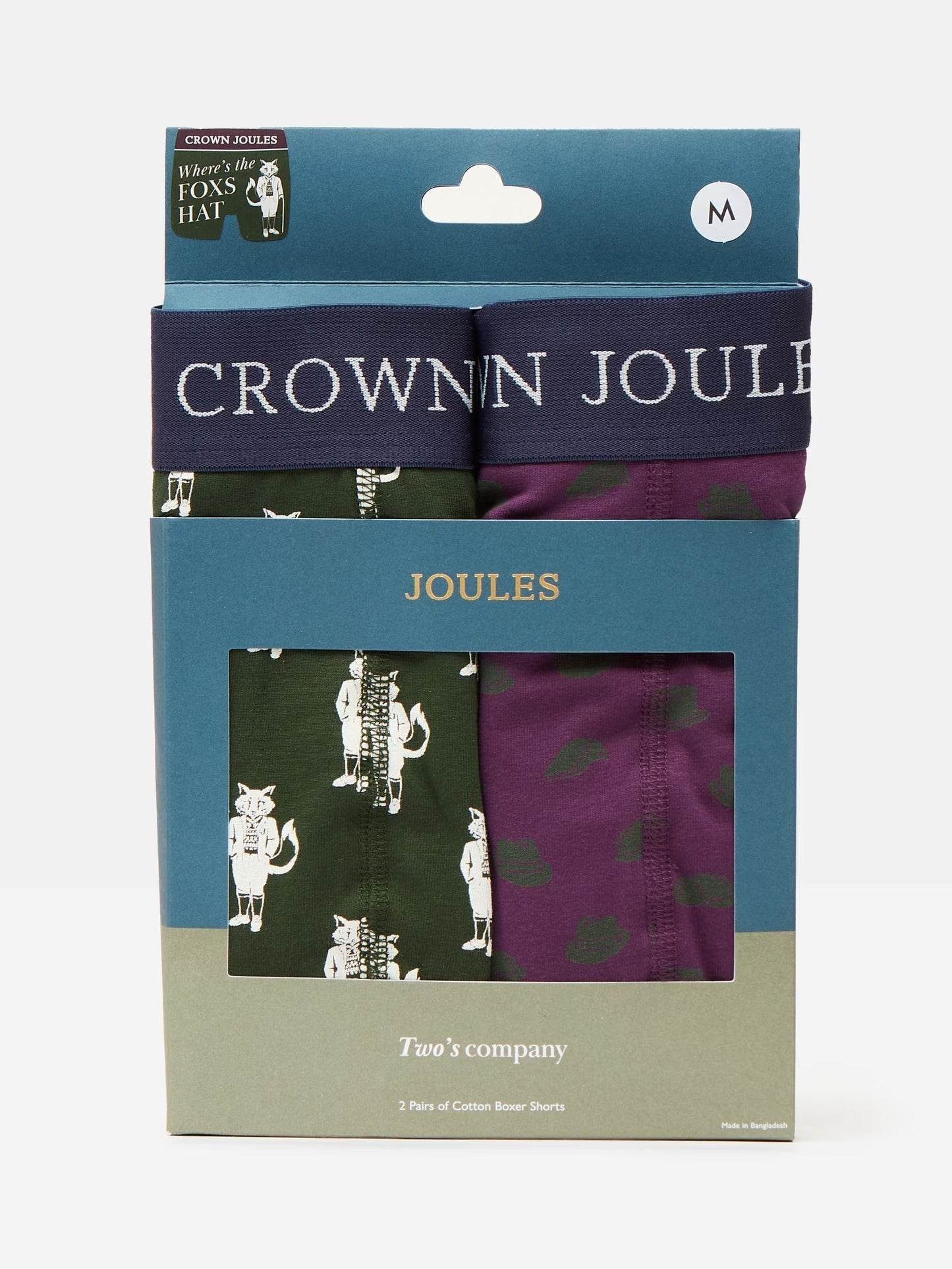 Joules Crown Joules Cotton Boxers 2 Pack