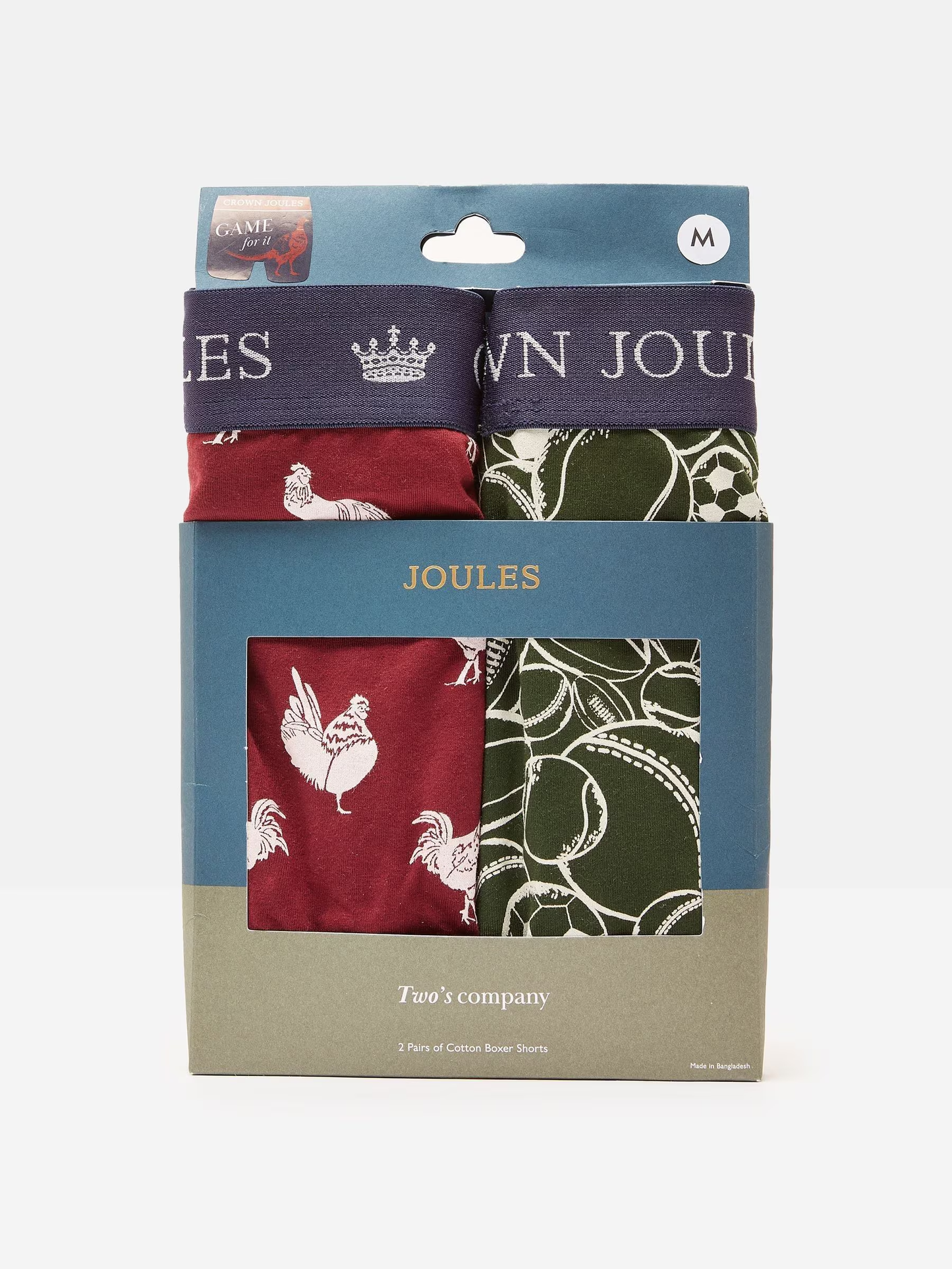 Joules Crown Joules Cotton Boxers 2 Pack