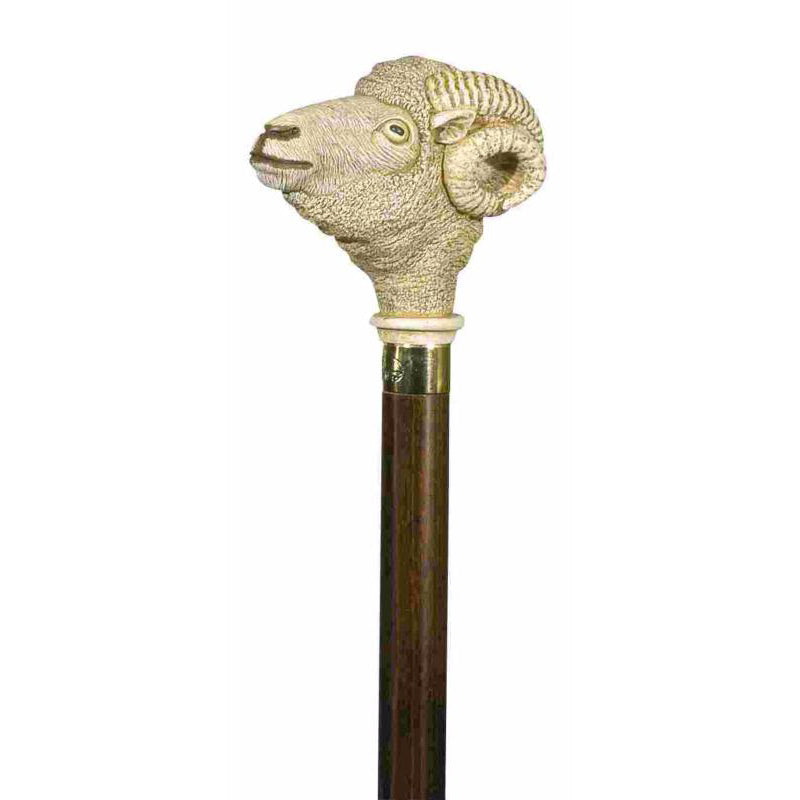 Classic Canes Ram's Head Cane Walking Stick