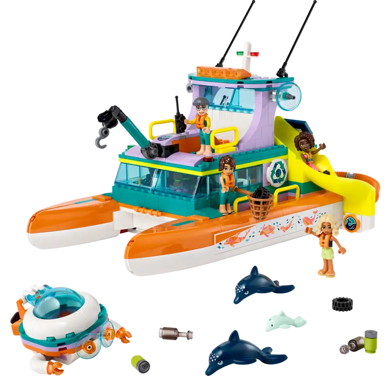 rescue mission boat lego