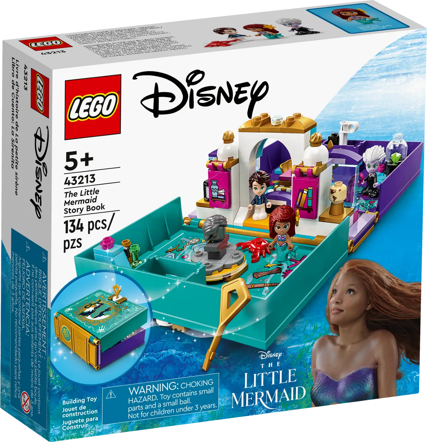 Lego Disney Little Mermaid Story Book 43213