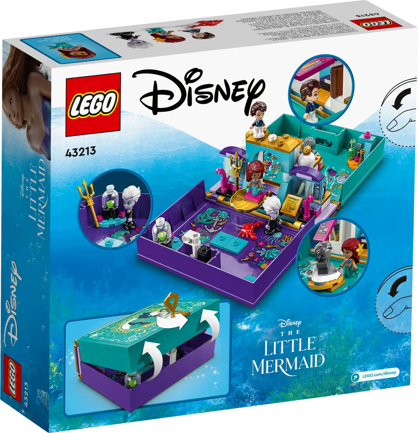 Lego Disney Little Mermaid Story Book 43213