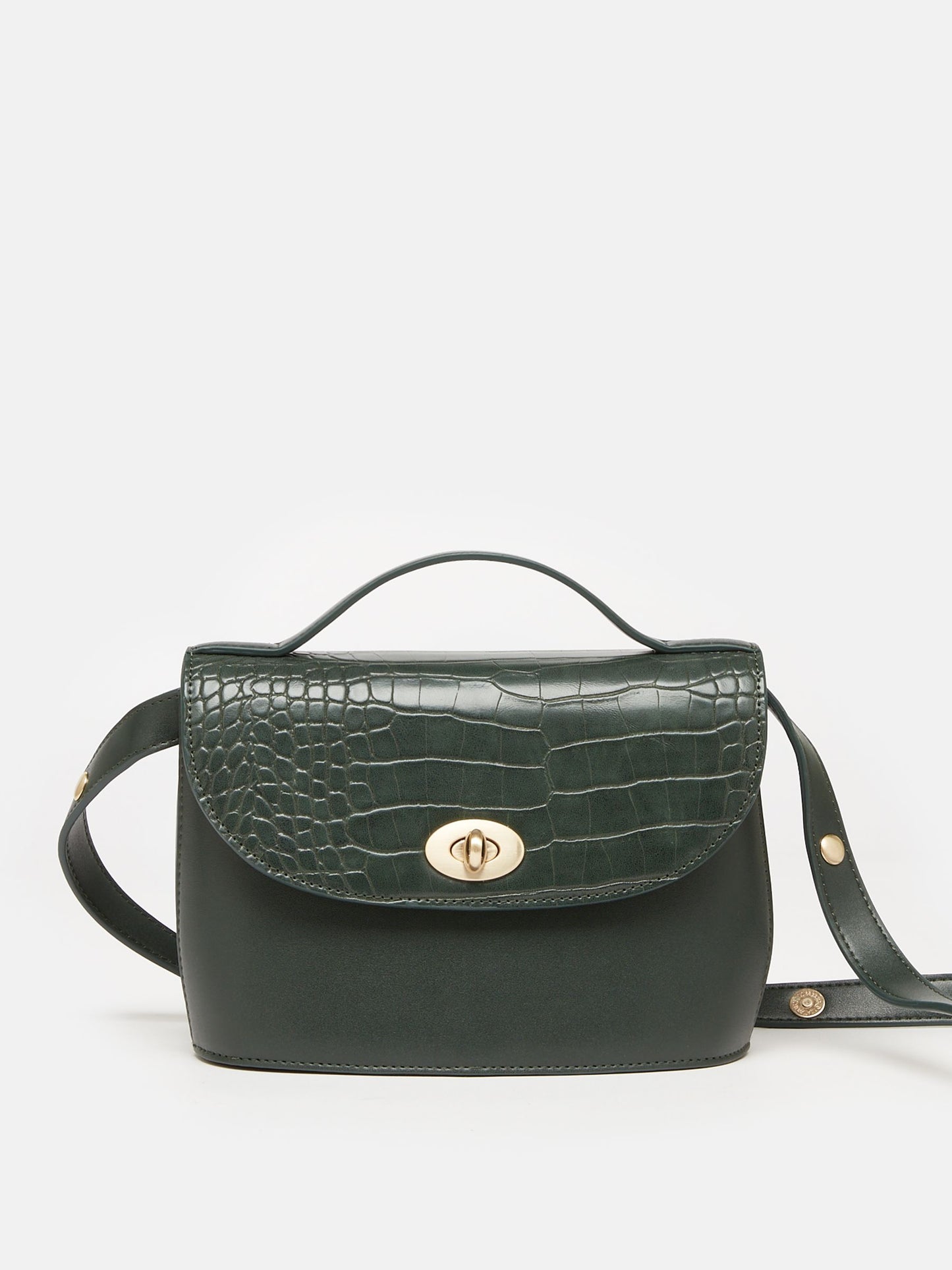 Joules Claire Faux Leather Croc Effect Bag