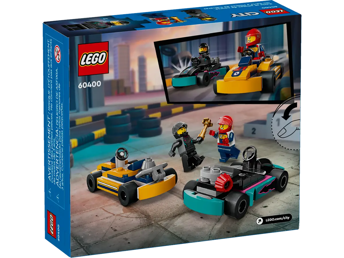 Lego City Go-Karts & Race Drivers 60400 – Sam Turner & Sons