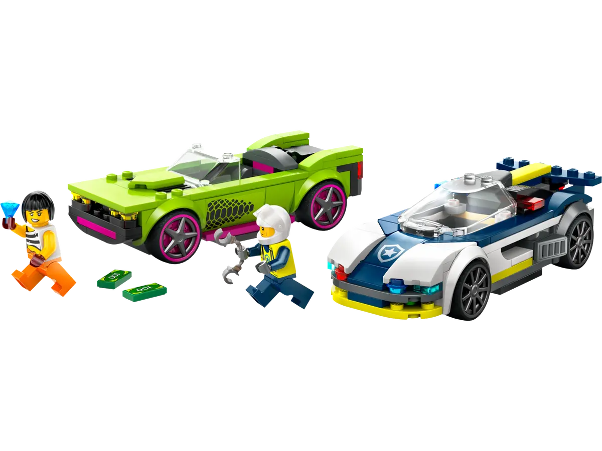 Lego City Police Car & Muscle Car Chase 60415