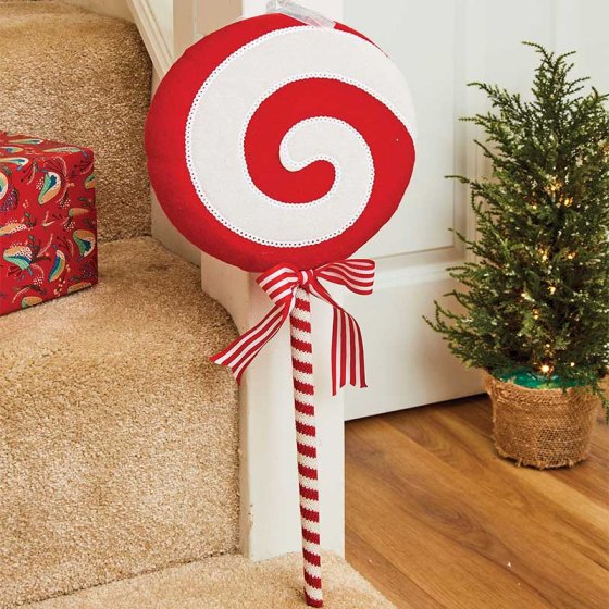 Three Kings 85cm LolliCandy Spiral - Red/White