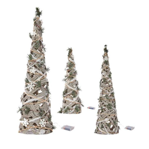 Three Kings SnowTree - Set of 3