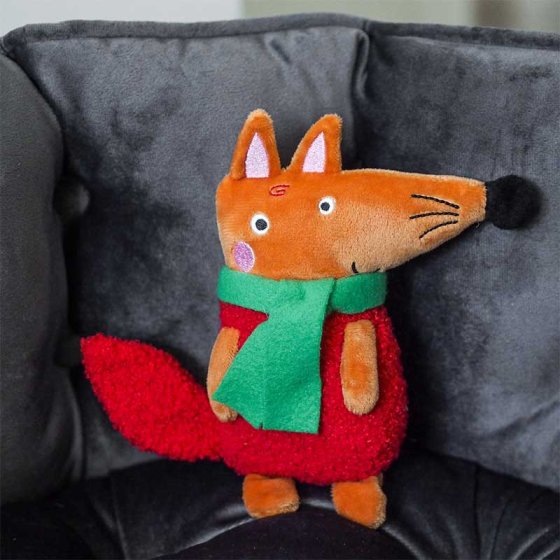 Zoon Dog Toy Red Fox Squeaker