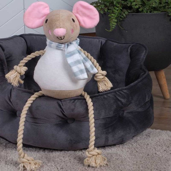 Zoon Dog Toy Mousey Rope-Legs PlayPal