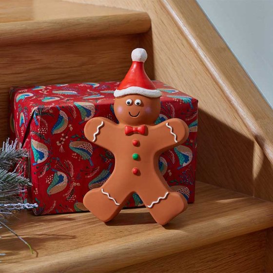 Zoon Dog Toy Latex Gingerbread Man