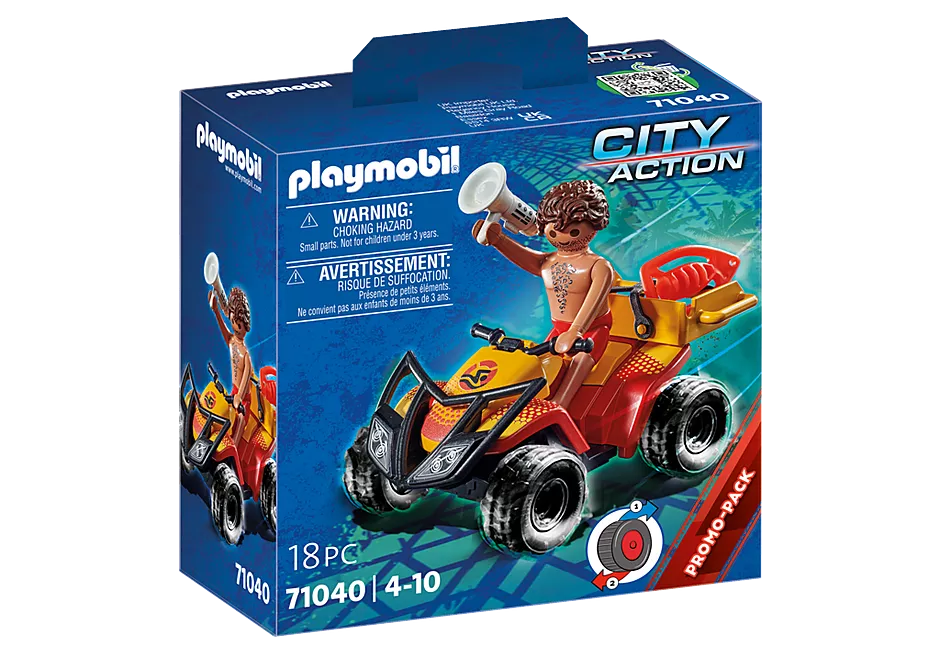 Playmobil City Action Beach Patrol Quad 71040