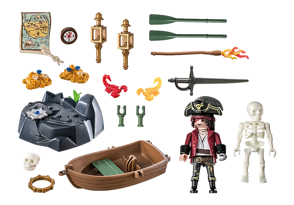 Playmobil Pirates Pirate with Rowboat Starter Pack 71254