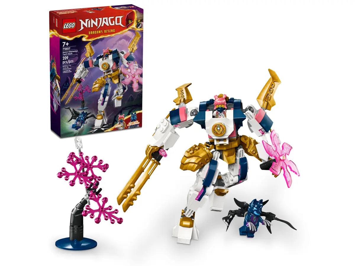 Lego Ninjago Sora's Elemental Tech Mech 71807