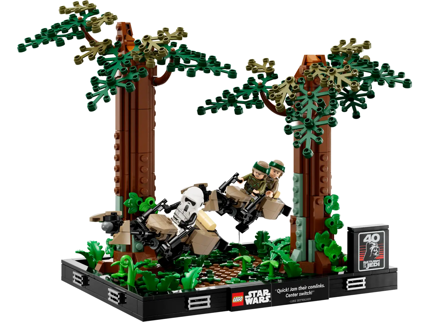 Lego Star Wars Endor Speeder Chase Diorama 75353