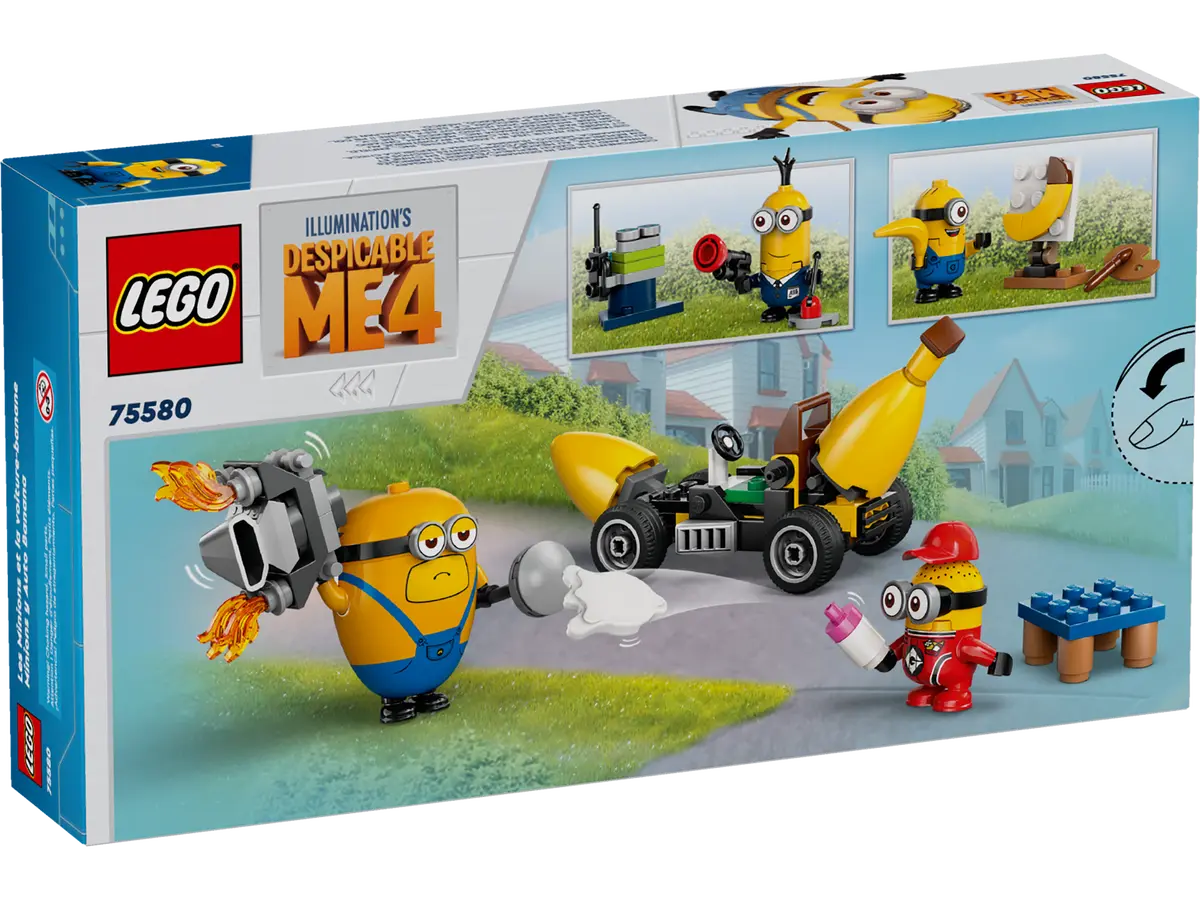 LEGO Minions Minions and Banana Car 75580