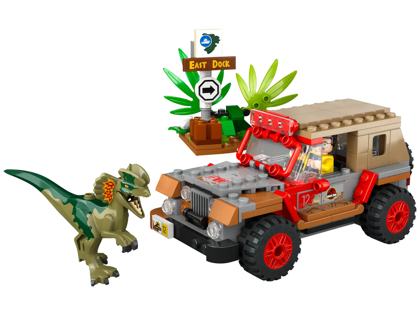 Lego Jurassic World Dilophosaurus Ambush 76958