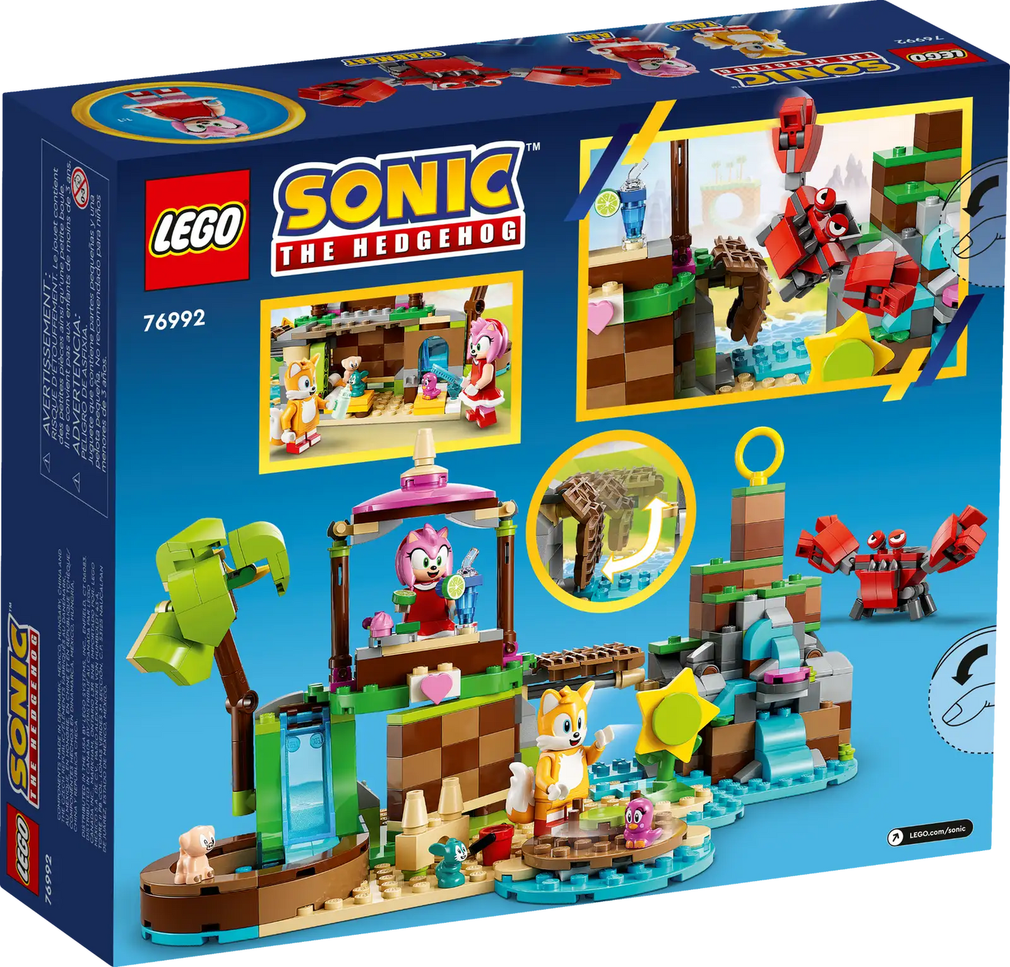 Lego Sonic The Hedgehog Amy's Animal Rescue Island 76992