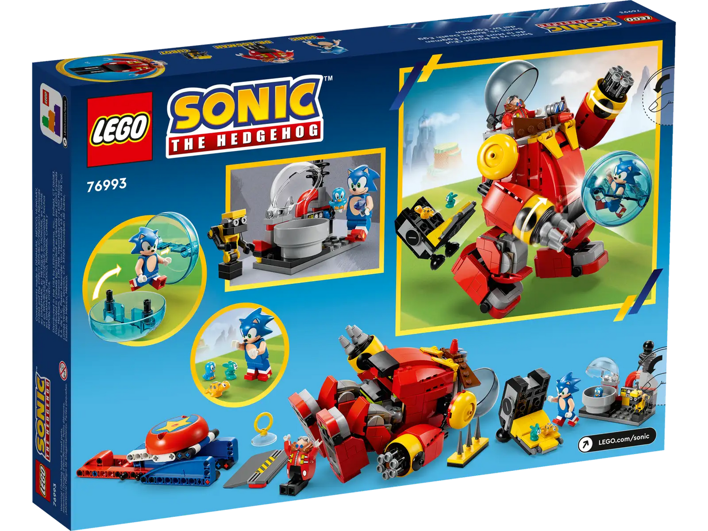 Lego Sonic The Hedgehog Sonic vs Dr Eggmans Death Egg Robot 76993