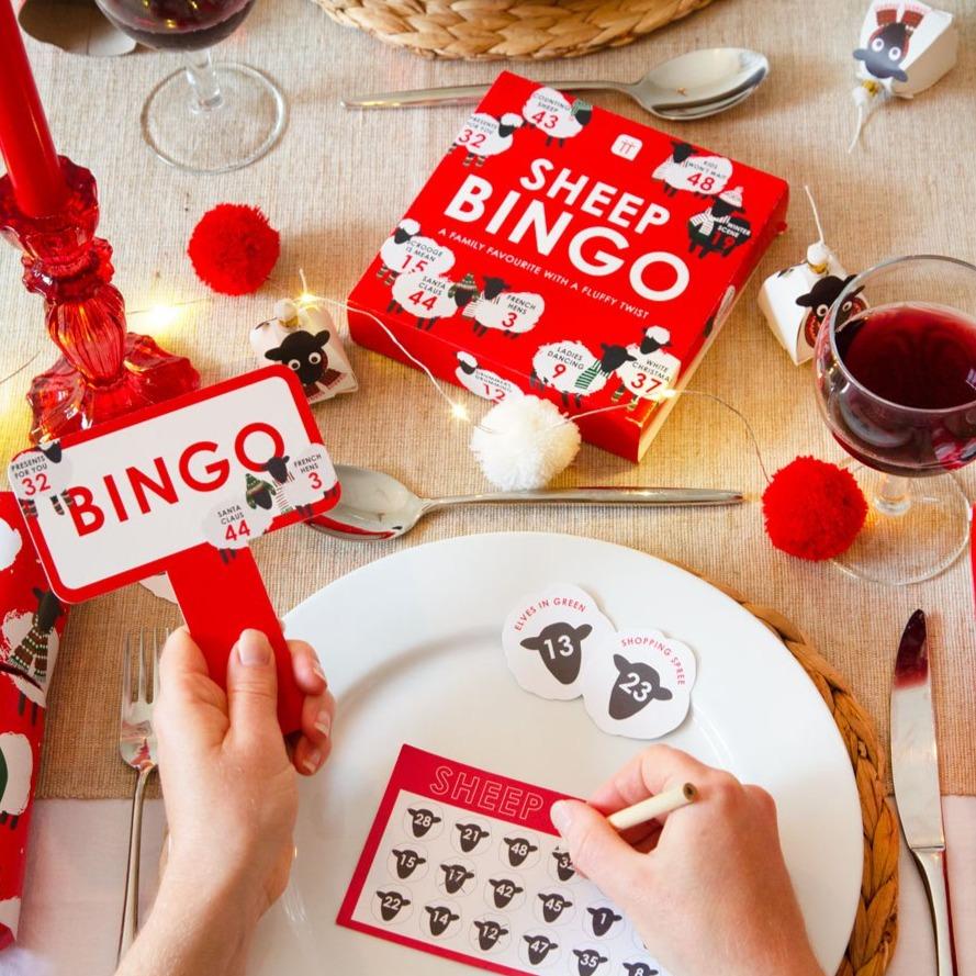 Talking Tables Christmas Sheep Bingo Game